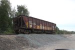 Ballast Car in Rigby Yard.